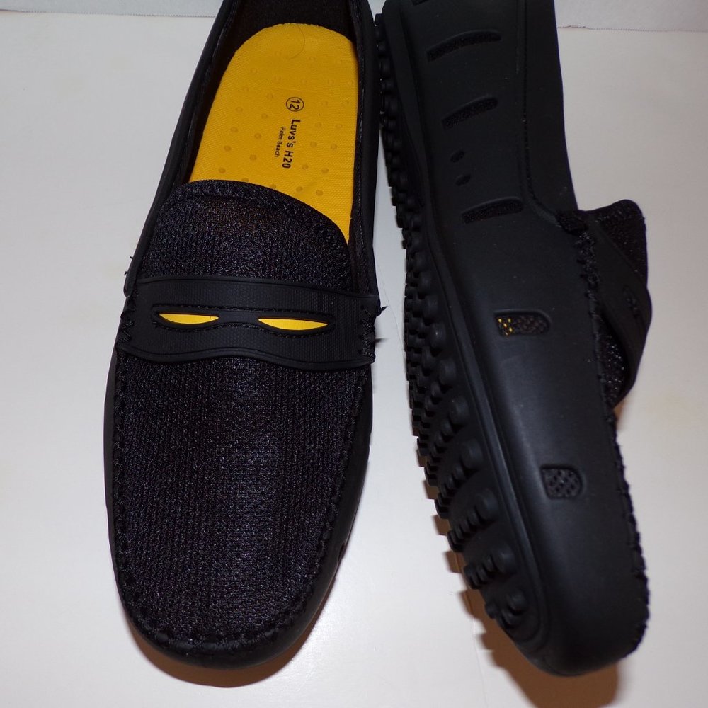 Luv's H20 Palm Beach Men's Black Slip-on Loafer - Picture 7 of 8